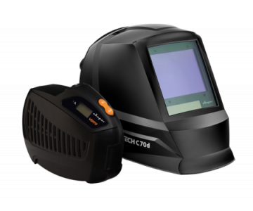 Сварочный щиток Сварог Tech C70D с устройством подачи воздуха Vento