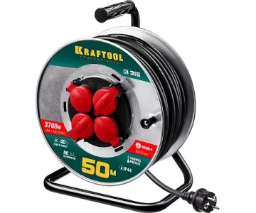 Удлинитель на катушке KRAFTOOL 50м (55085-50_z01)