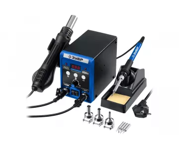 Паяльная станция Зубр ПСР-650 (55427)