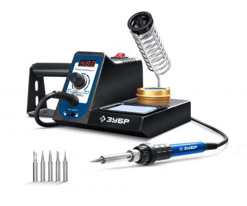 Паяльная станция Зубр ПС-60Ц (55333)