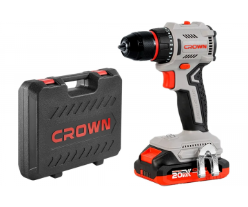 Дрель-шуруповерт аккумуляторная Crown CT21131HMX-2 BMC