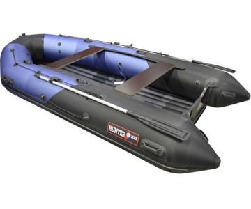 Лодка надувная Hunter 400 PRO СПОРТ синий черный