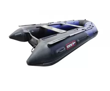 Лодка надувная Hunter 370 PRO СПОРТ синий черный