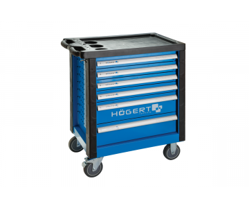 Ящик передвижной с набором инструмента Hoegert HT7G052