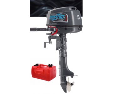 Мотор лодочный Mikatsu MF 5 FHS (аналог 6 л.с) + бак 12л