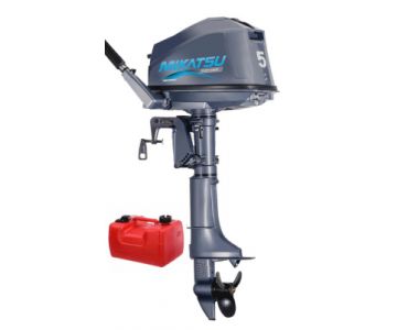 Мотор лодочный Mikatsu M 5 FHS Sport New 2026 + бак 12л