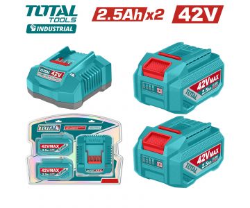 Аккумулятор с зарядным устройством TOTAL TFBCPM25221