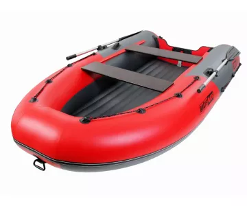 Надувная лодка Boatsman BT330K (красный серый)