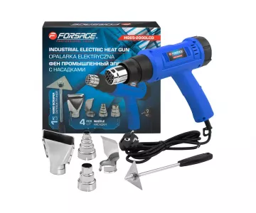 Фен промышленный электрический Forsage F-HG65-2000LCD