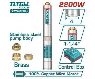 Насос погружной скважинный TOTAL TWP522006