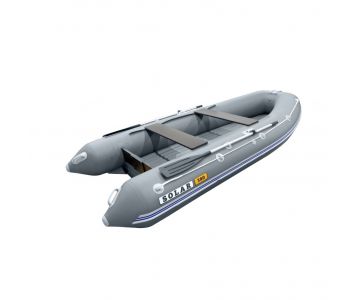 Лодка надувная моторная Solar-350 К (Оптима) серый
