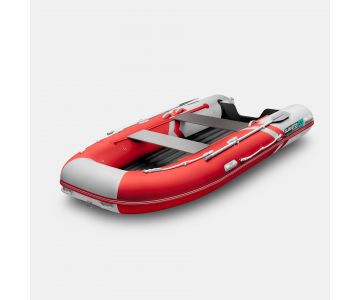 Надувная лодка Gladiator E450S красно-белый