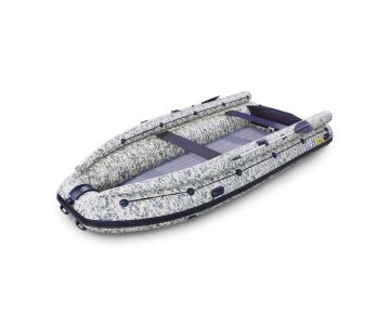 Лодка надувная моторная Solar-470 Super Jet tunnel (Expedition) пиксель