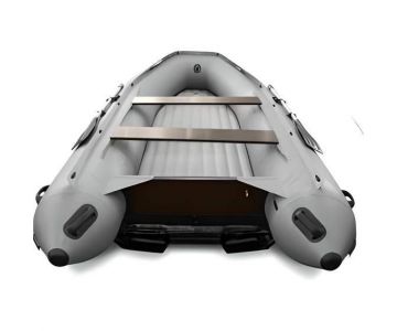 Лодка надувная моторная Solar-470 Super Jet tunnel (Expedition) серый