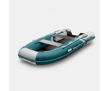 Надувная лодка Gladiator E450S морской зеленый-белый
