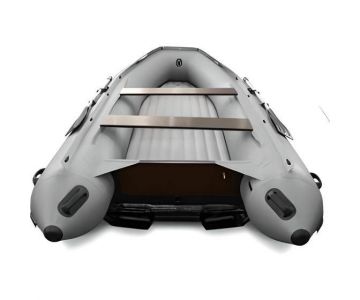 Лодка надувная моторная Solar-470 Super Jet tunnel серый