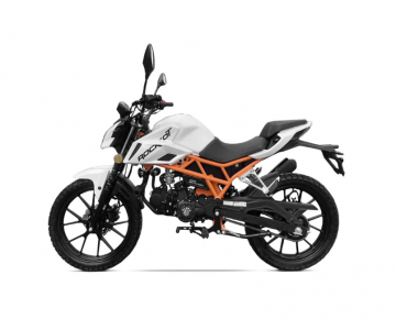 Мопед Rockot Alpha Restyle (белый/оранжевый)