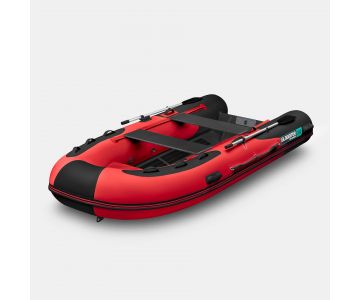Надувная лодка Gladiator RIB 380AL красно-черный