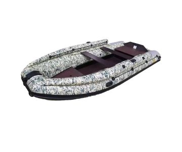 Лодка надувная моторная Solar-520 Super Jet tunnel (RIB) пиксель