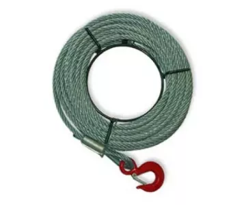 Трос с крюком для лебедки Сибталь КК  ZNL 3,2 т 30 м