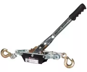 Лебедка рычажная гаражная СибТаль X2Y3 4т 3м с тросом три крюка