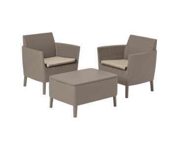 Набор уличной мебели Keter Salemo Balcony set капучино