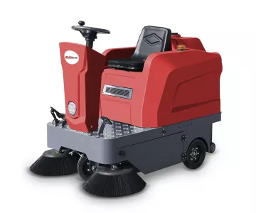 Подметальная машина аккумуляторная с сиденьем EVOline SWB 1250 R