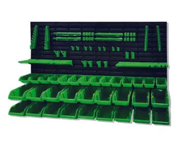 Настенный пластиковый стеллаж-органайзер для инструментов RockForce RF-PST2309