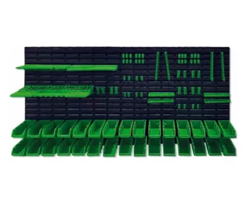Настенный пластиковый стеллаж-органайзер для инструментов RockForce RF-PST2312