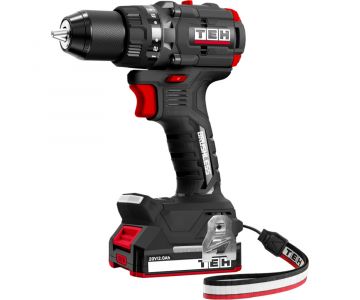 Дрель аккумуляторная TEH TDBL1020-2B