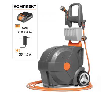 Тележка аккумуляторная со шлангом Daewoo DWR 4021Li Set
