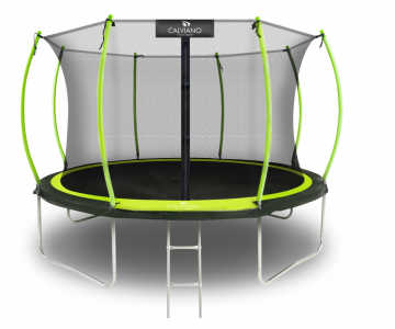 Батут с защитной сеткой Calviano 12ft Inside Master Green 374 см