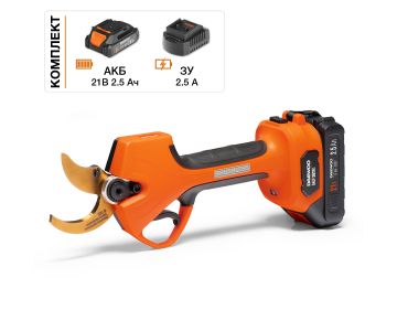 Секатор аккумуляторный Daewoo DAGP 3821Li SET