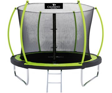 Батут с защитной сеткой Calviano 10ft Inside Master Green 312 см