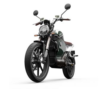 Электромотоцикл White Siberia Super Soco TC (зеленый)