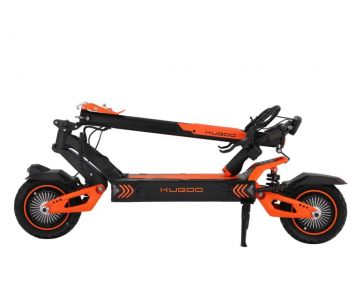 Электросамокат Kugoo Kirin F4 MAX (60v23,4Аh) Li-on черно-оранжевый