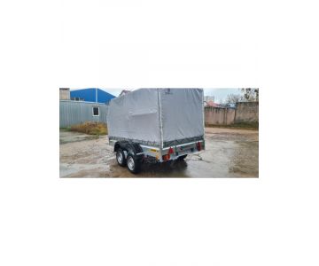 Автомобильный самосвальный оцинкованный прицеп Партнёр BUSINESS (3.5х1.5х0.315 м) 2 ос