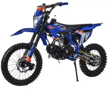 Мотоцикл кроссовый Motoland SX 125E 17/14 (синий)