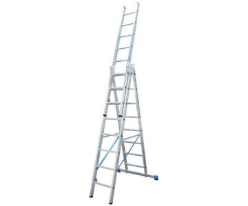 Лестница-стремянка трехсекционная Krause Stabilo 3x8 ступеней (123923)