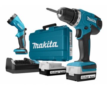 Дрель-шуруповерт Makita DF347DWLE