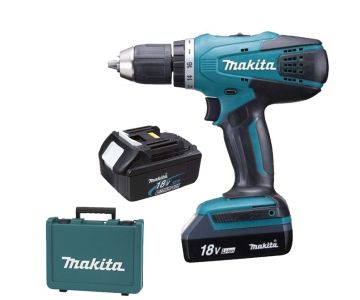 Дрель-шуруповерт Makita DF457DWE