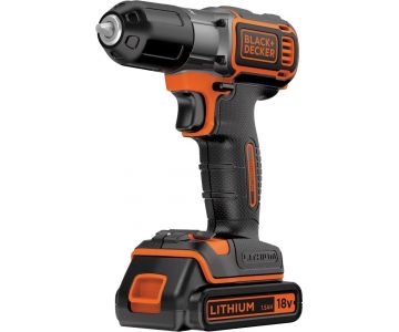 Дрель-шуруповерт Black & Decker ASD18KB Autosense