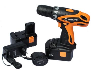 Дрель-шуруповерт Вихрь ДА-18-2К