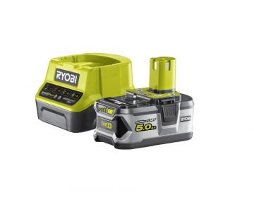 Зарядное устройство Ryobi RC18120 + аккумулятор Ryobi RB18L50