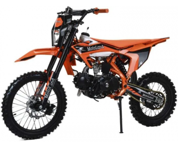 Питбайк Motoland SX 125E 17/14 (оранжевый)