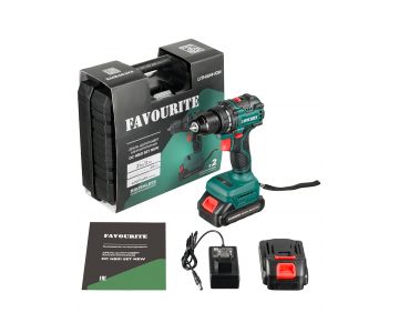 Дрель-шуруповёрт аккумуляторная Favourite DC NB21 SET NEW