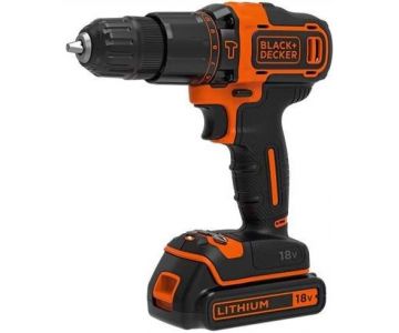 Дрель-шуруповерт Black & Decker BDCHD18KB-XK