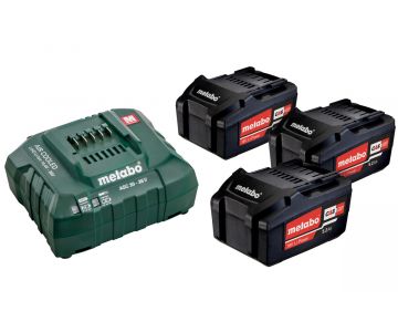 Базовый комплект Metabo Basic-Set 5.2 (3 х 5.2 Ач / 18 В+ЗУ ASC 30-36)