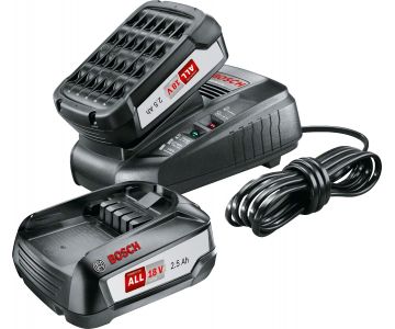 Аккумуляторный блок Bosch PBA 18 В 2х2,5Ah + зарядное устройсво AL 1830 CV