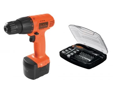 Дрель-шуруповерт Black & Decker CD121-RU